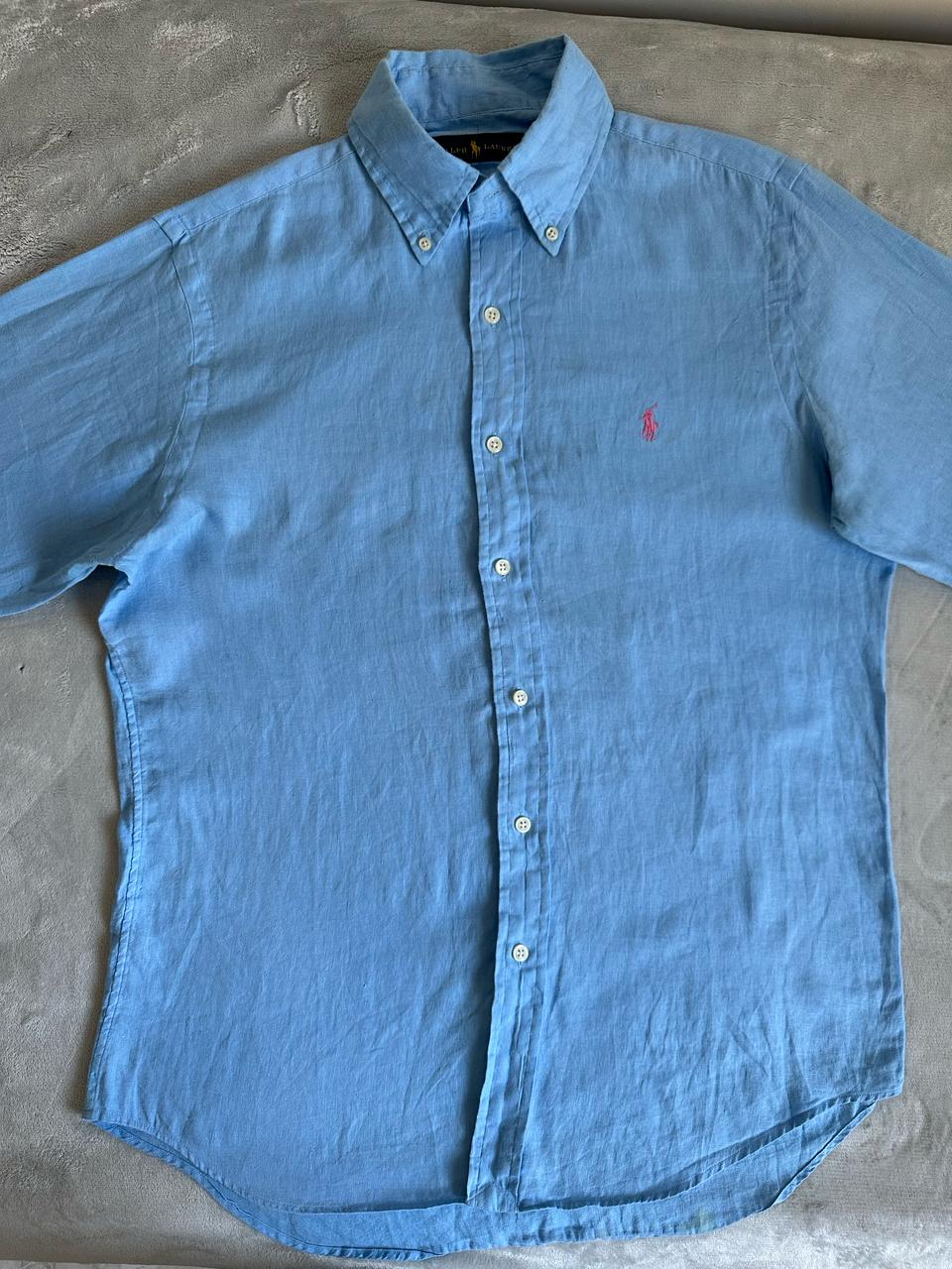 Chemise RALPH LAUREN en lin Taille S Spot-Chic