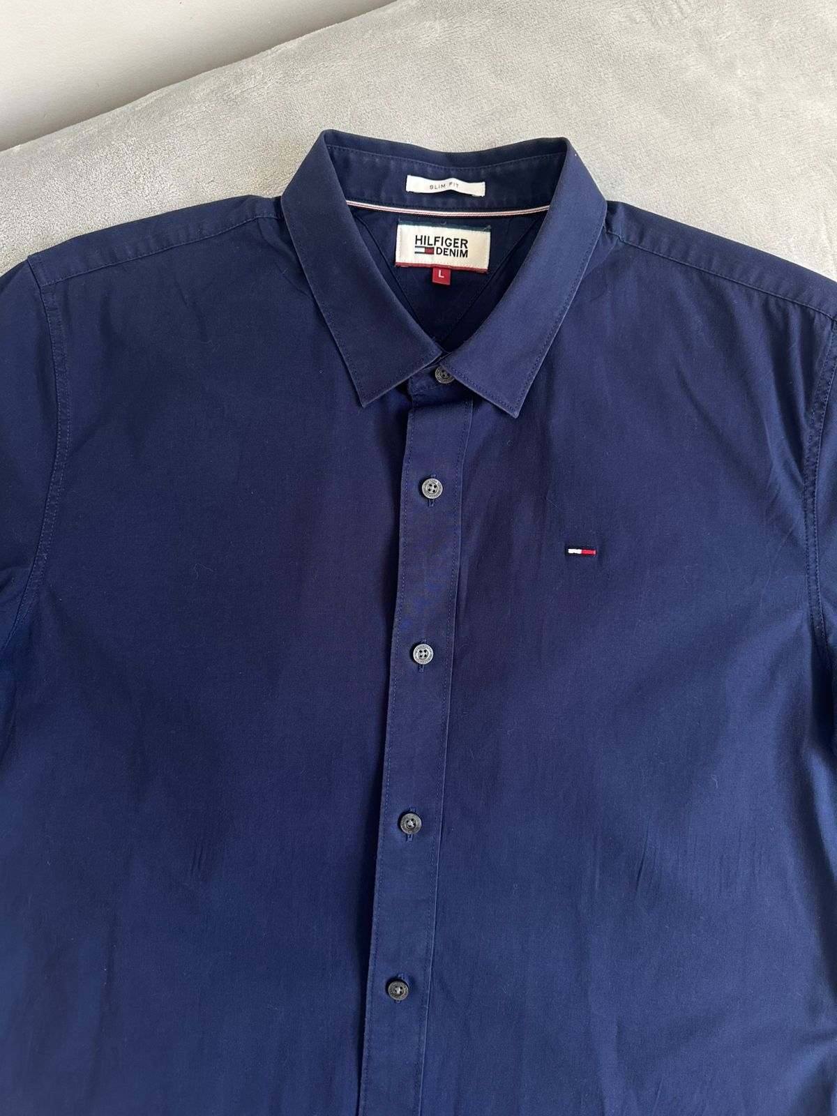 Chemise TOMMY HILFIGER Taille L Slim Fit Spot-Chic
