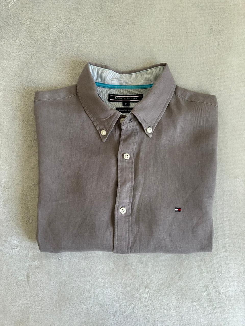 Chemise TOMMY HILFIGER Lin Taille M Spot-Chic
