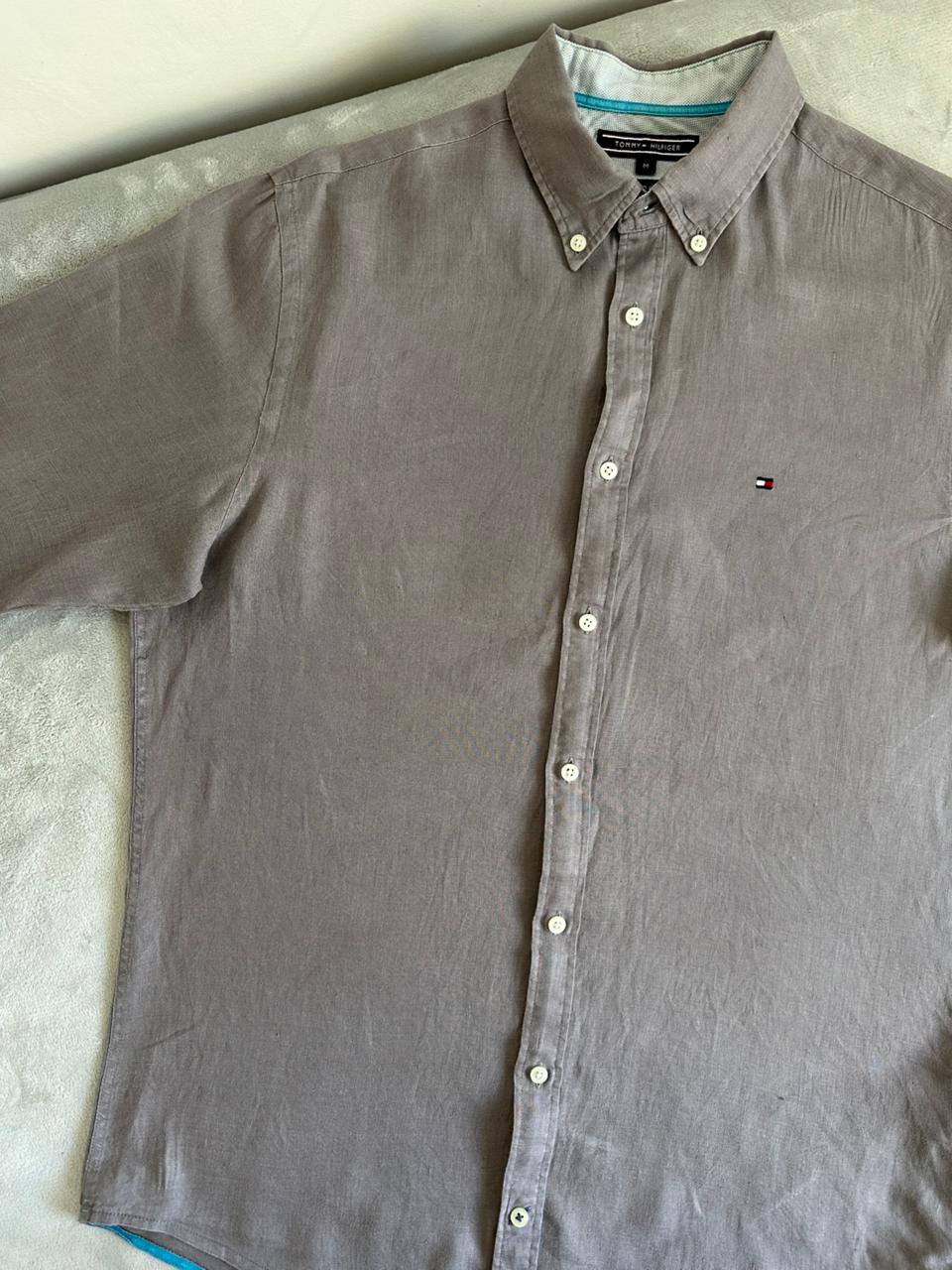 Chemise TOMMY HILFIGER Lin Taille M Spot-Chic