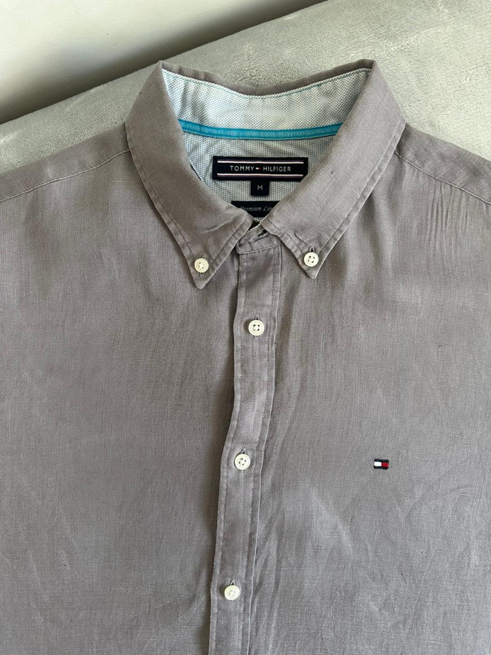 Chemise TOMMY HILFIGER Lin Taille M Spot-Chic