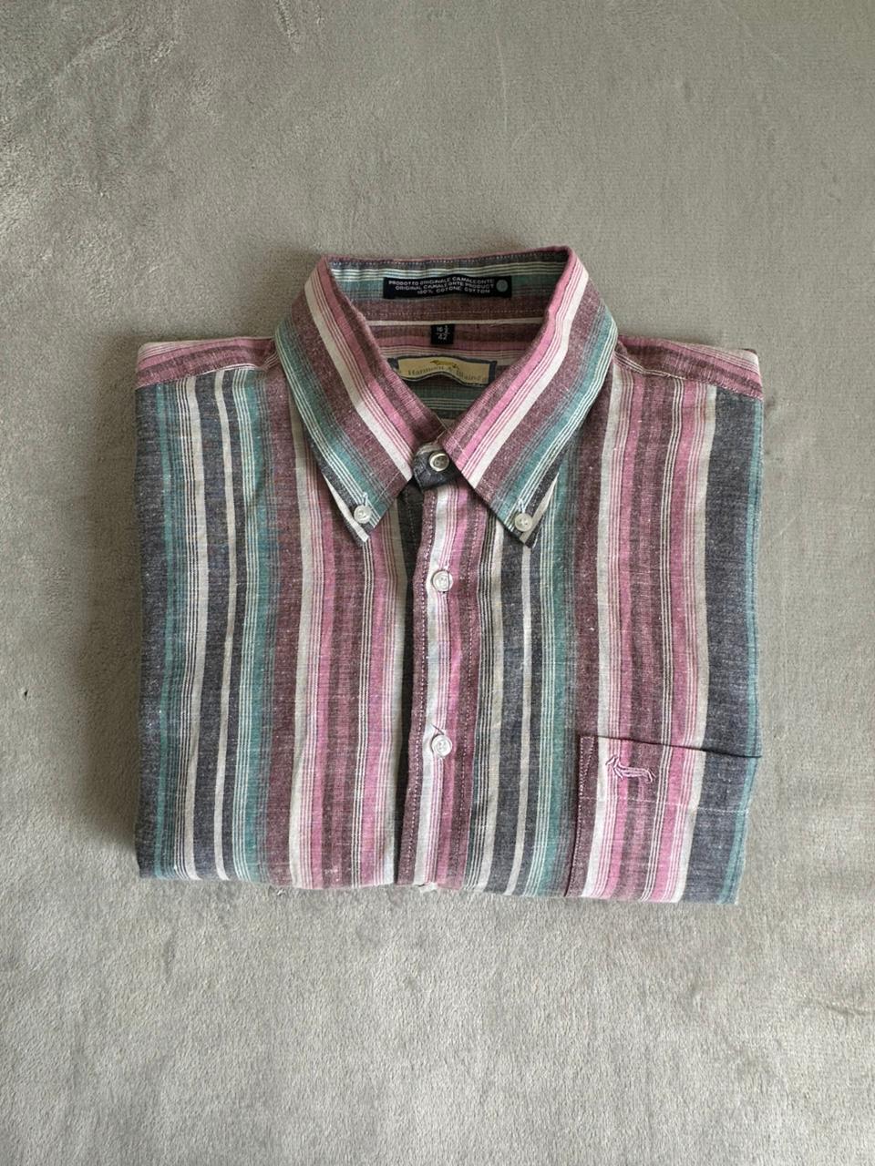 Chemise HARMONT & BLAINE Taille L Lin Spot-Chic