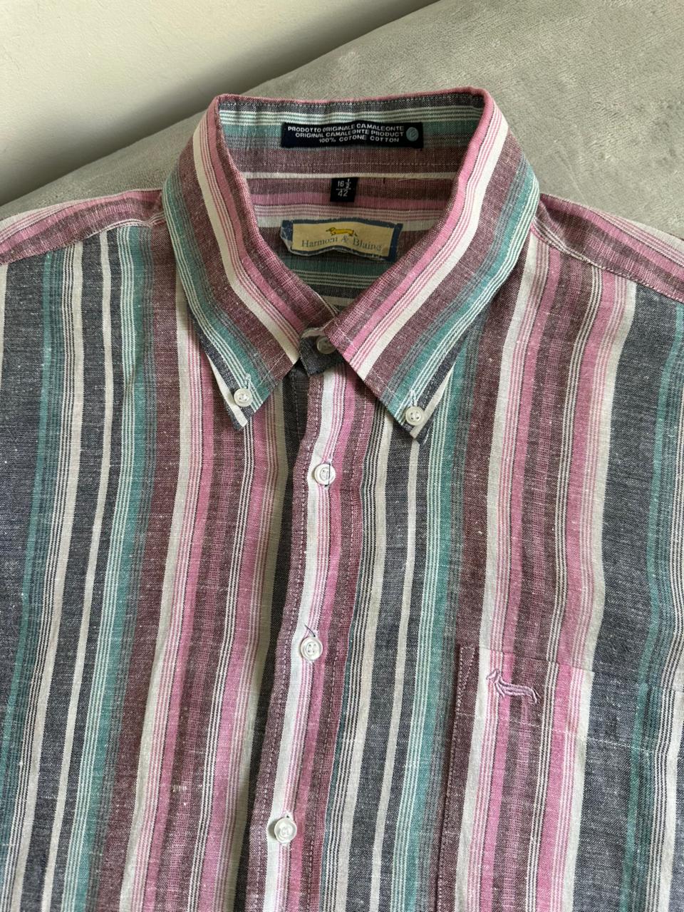 Chemise HARMONT & BLAINE Taille L Lin Spot-Chic