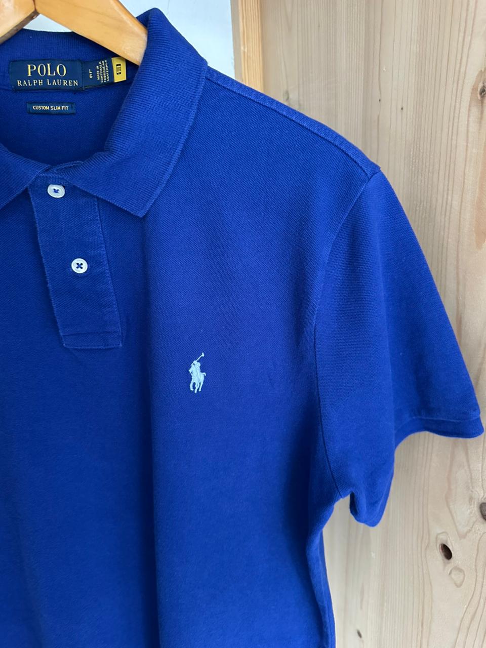 Polo RALPH LAUREN Taille L Slim Fit Spot-Chic