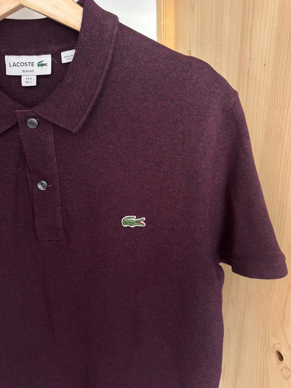 Polo LACOSTE Taille L Slim Fit Spot-Chic