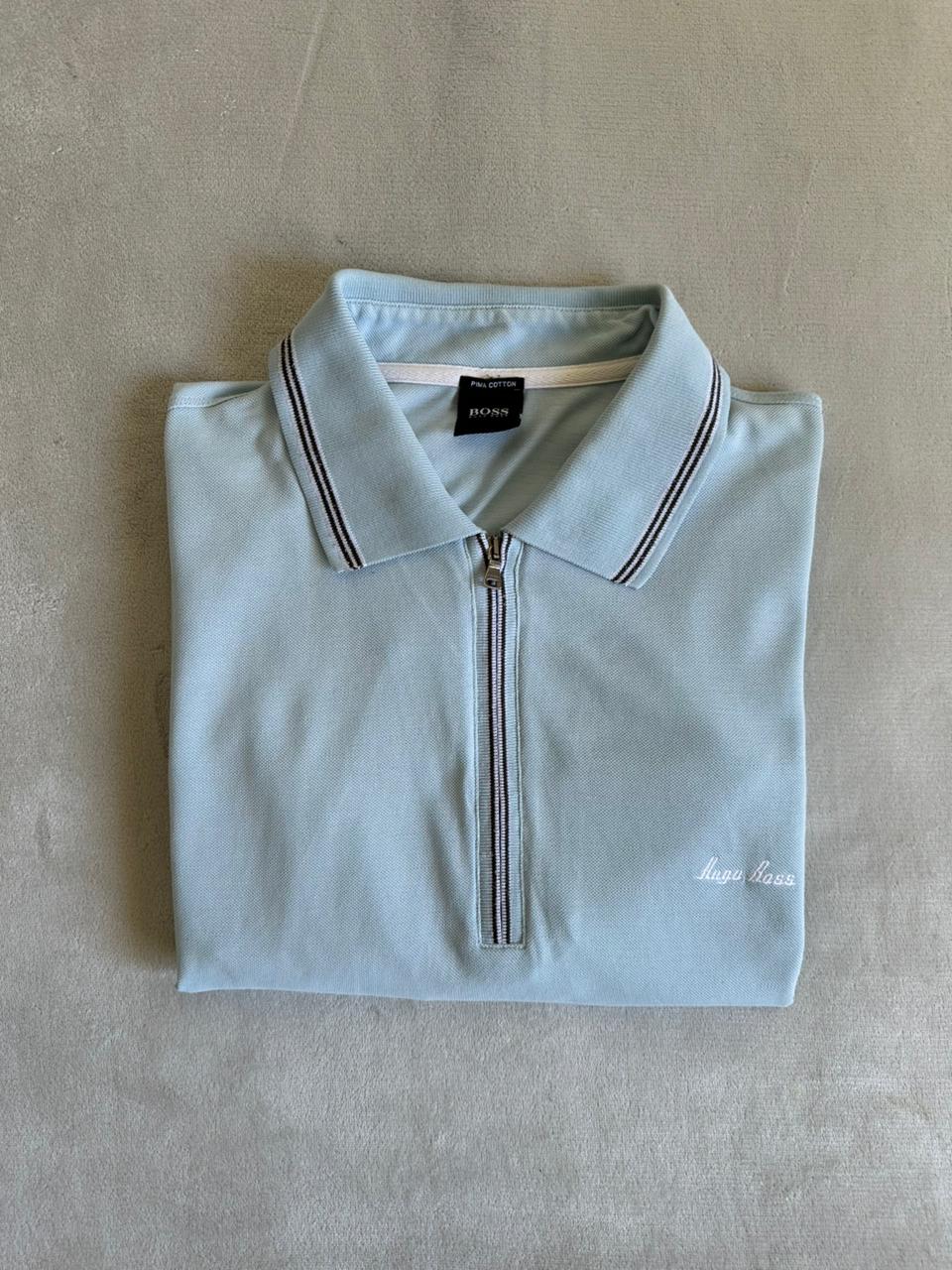 Polo zippé HUGO BOSS Taille L Spot-Chic