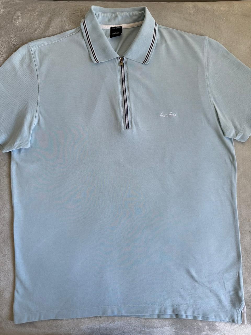 Polo zippé HUGO BOSS Taille L Spot-Chic