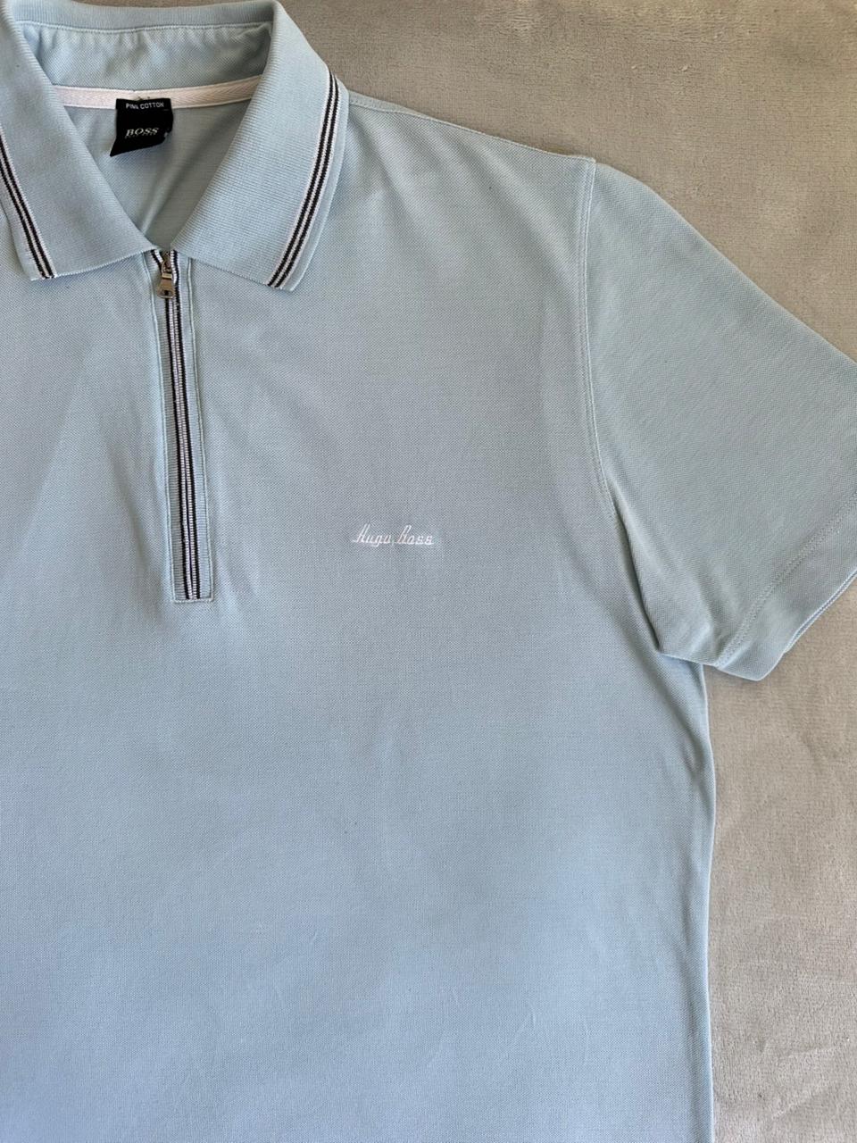 Polo zippé HUGO BOSS Taille L Spot-Chic