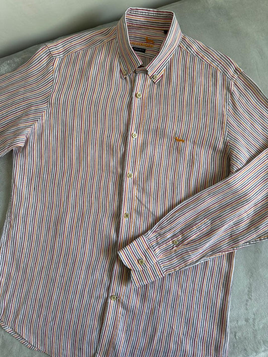 Chemise HARMONT & BLAINE Taille L en Lin Spot-Chic