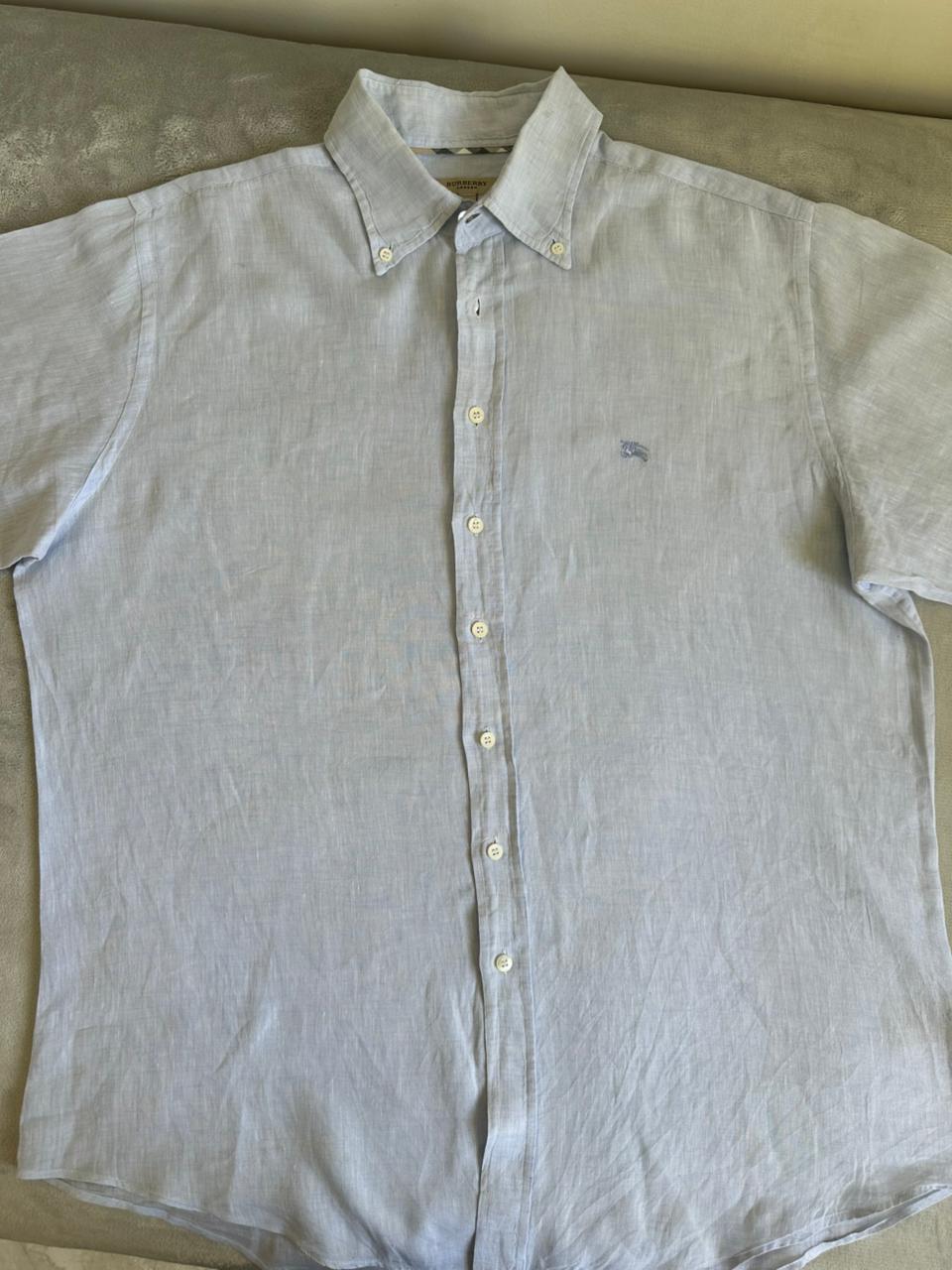 Chemise BURBERRY Taille L en Lin Spot-Chic