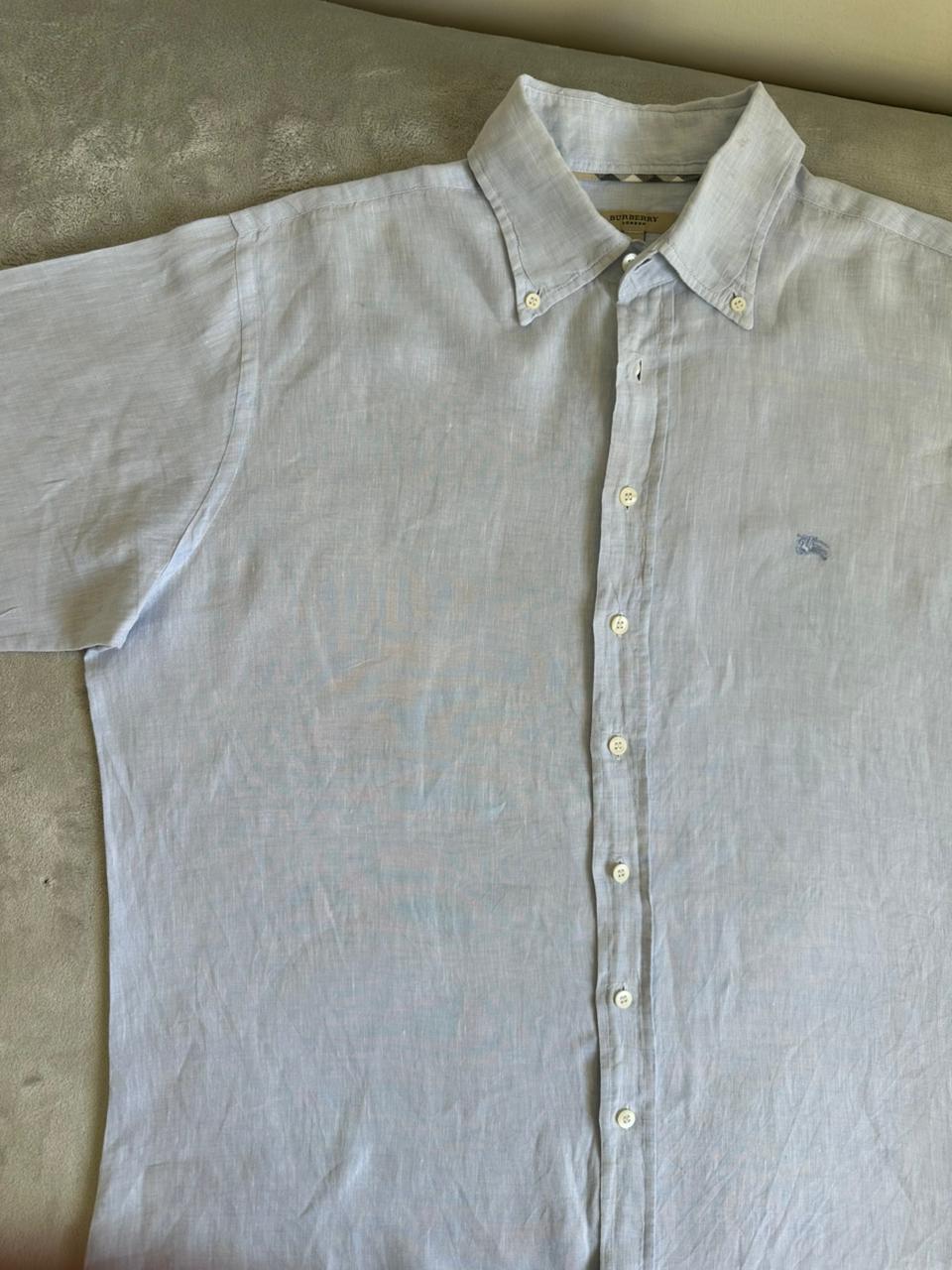Chemise BURBERRY Taille L en Lin Spot-Chic