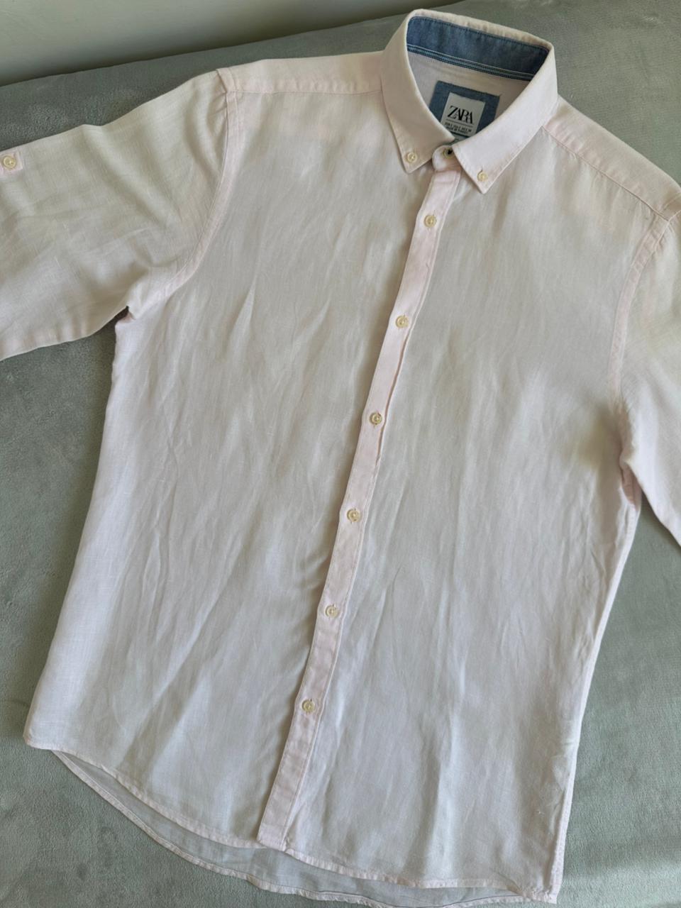 Chemise ZARA Taille S/M Lin Spot-Chic