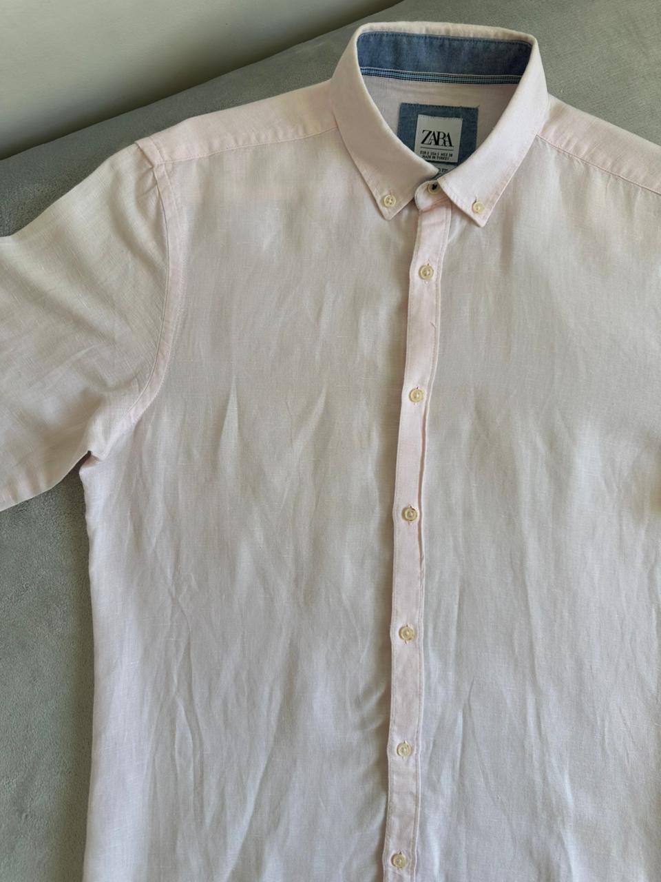 Chemise ZARA Taille S/M Lin Spot-Chic