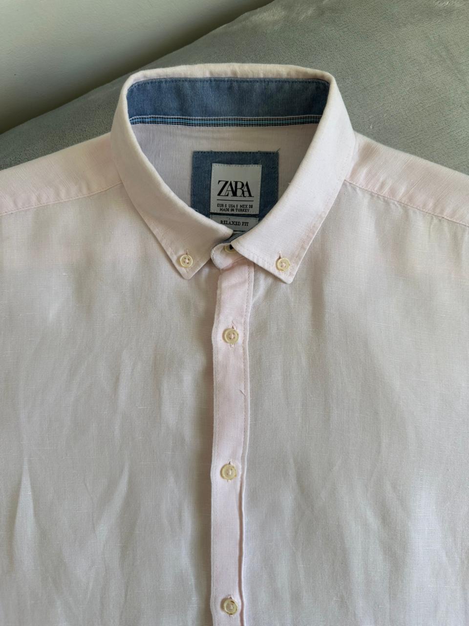 Chemise ZARA Taille S/M Lin Spot-Chic