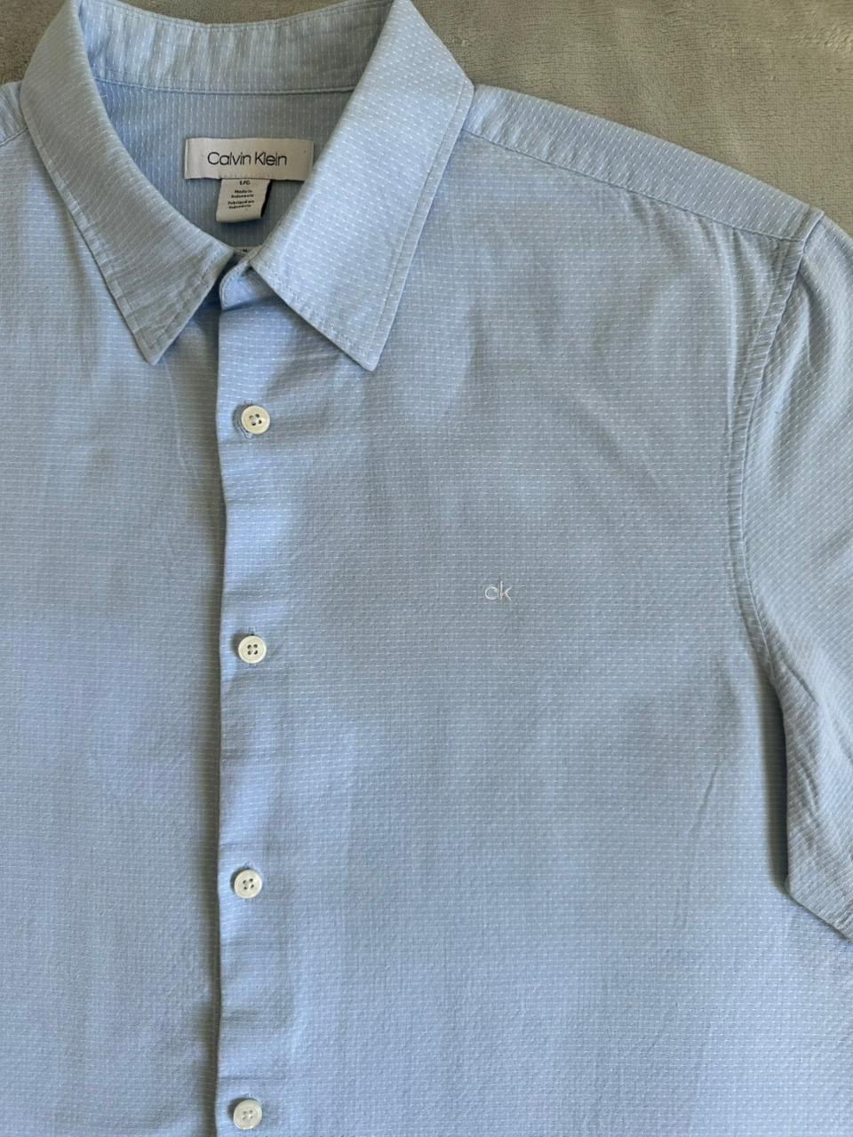 Chemise CALVIN KLEIN demi manches Taille L Spot-Chic