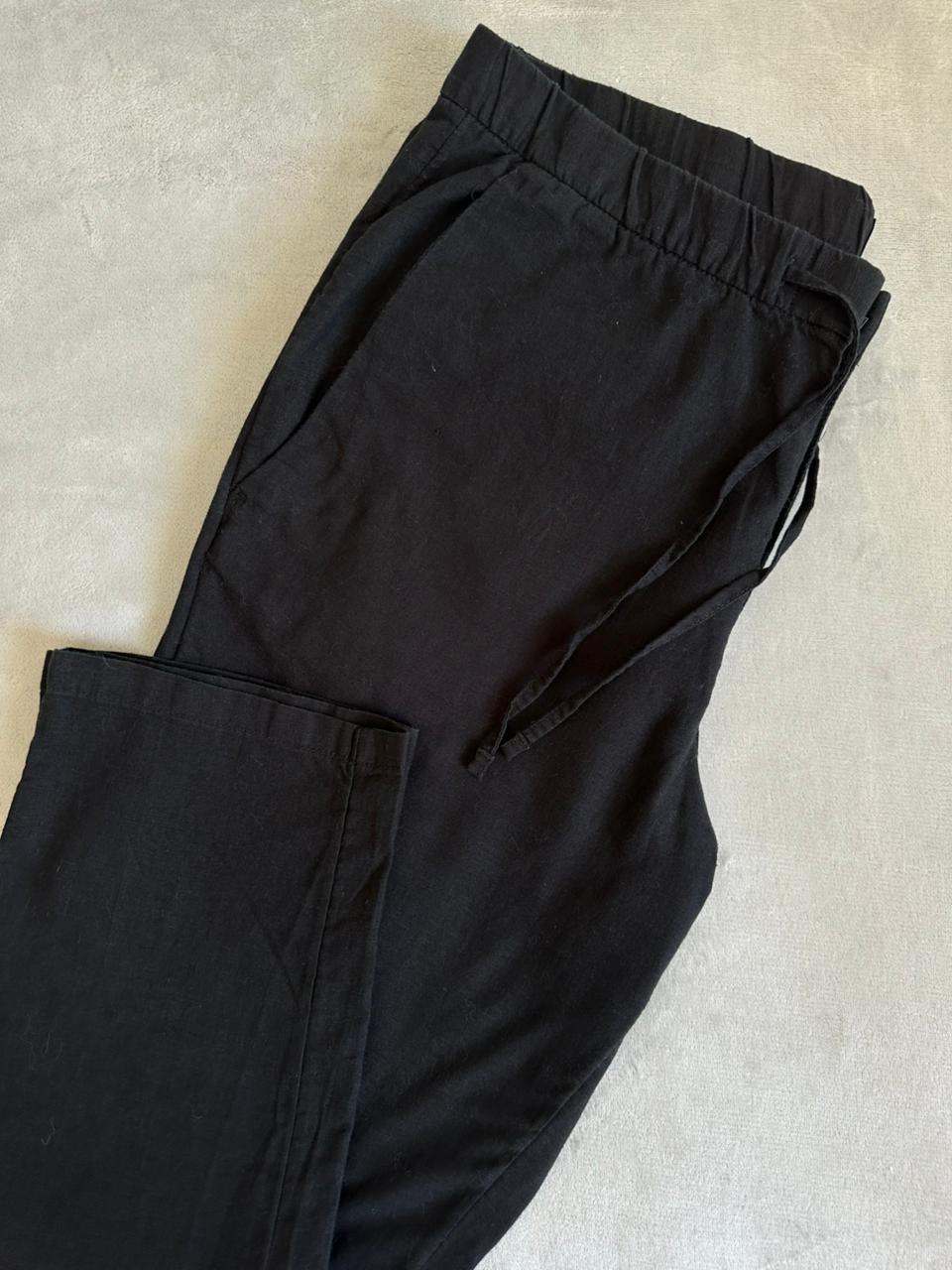 Pantalon H&M Lin Taille L Spot-Chic