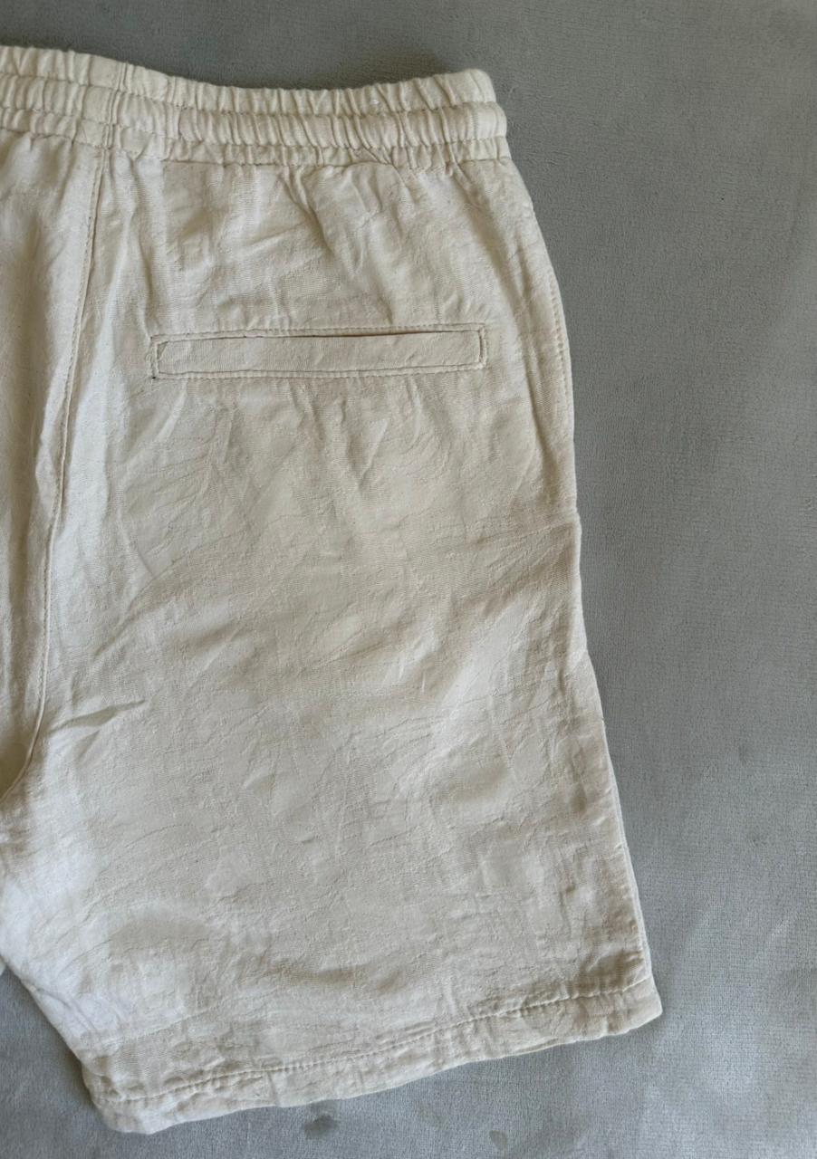 Short ZARA en Lin Taille M Spot-Chic