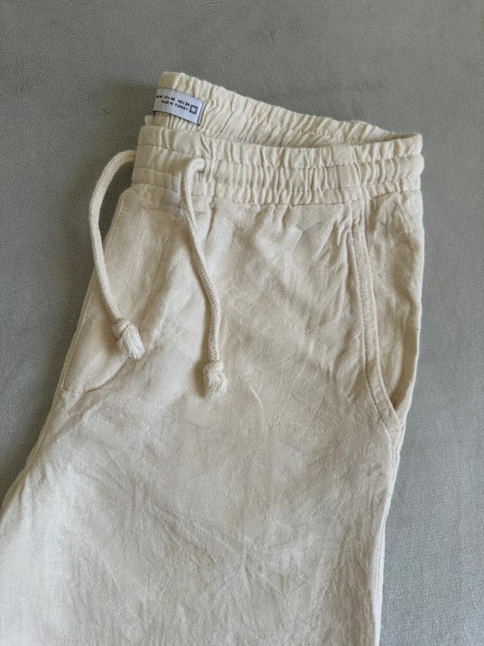 Short ZARA en Lin Taille M Spot-Chic