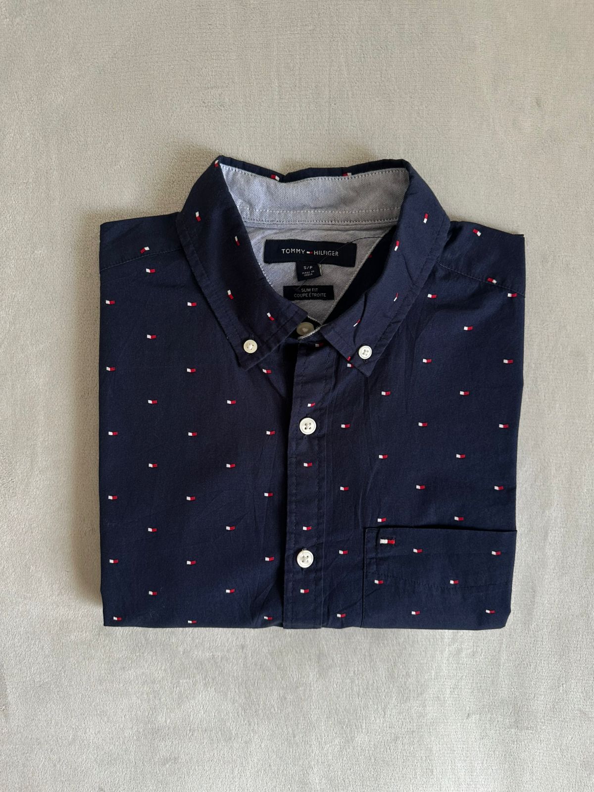 Chemise TOMMY HILFIGER demi manches Taille S Spot-Chic