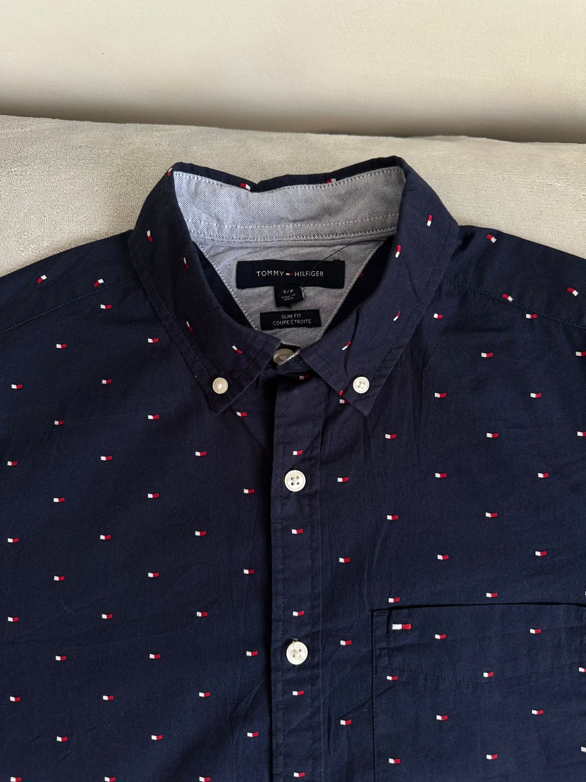 Chemise TOMMY HILFIGER demi manches Taille S Spot-Chic