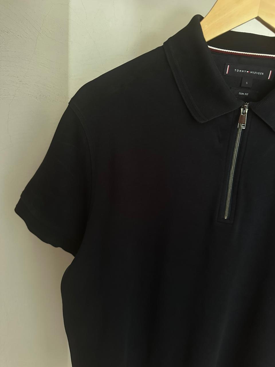 Polo demi zippé TOMMY HILFIGER Taille S Spot-Chic