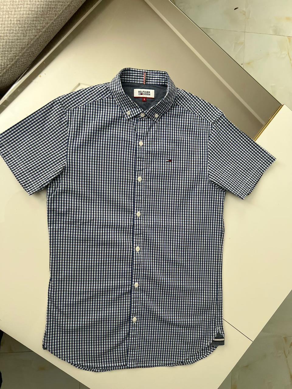 Chemise TOMMY HILFIGER demi manches Taille S Spot-Chic