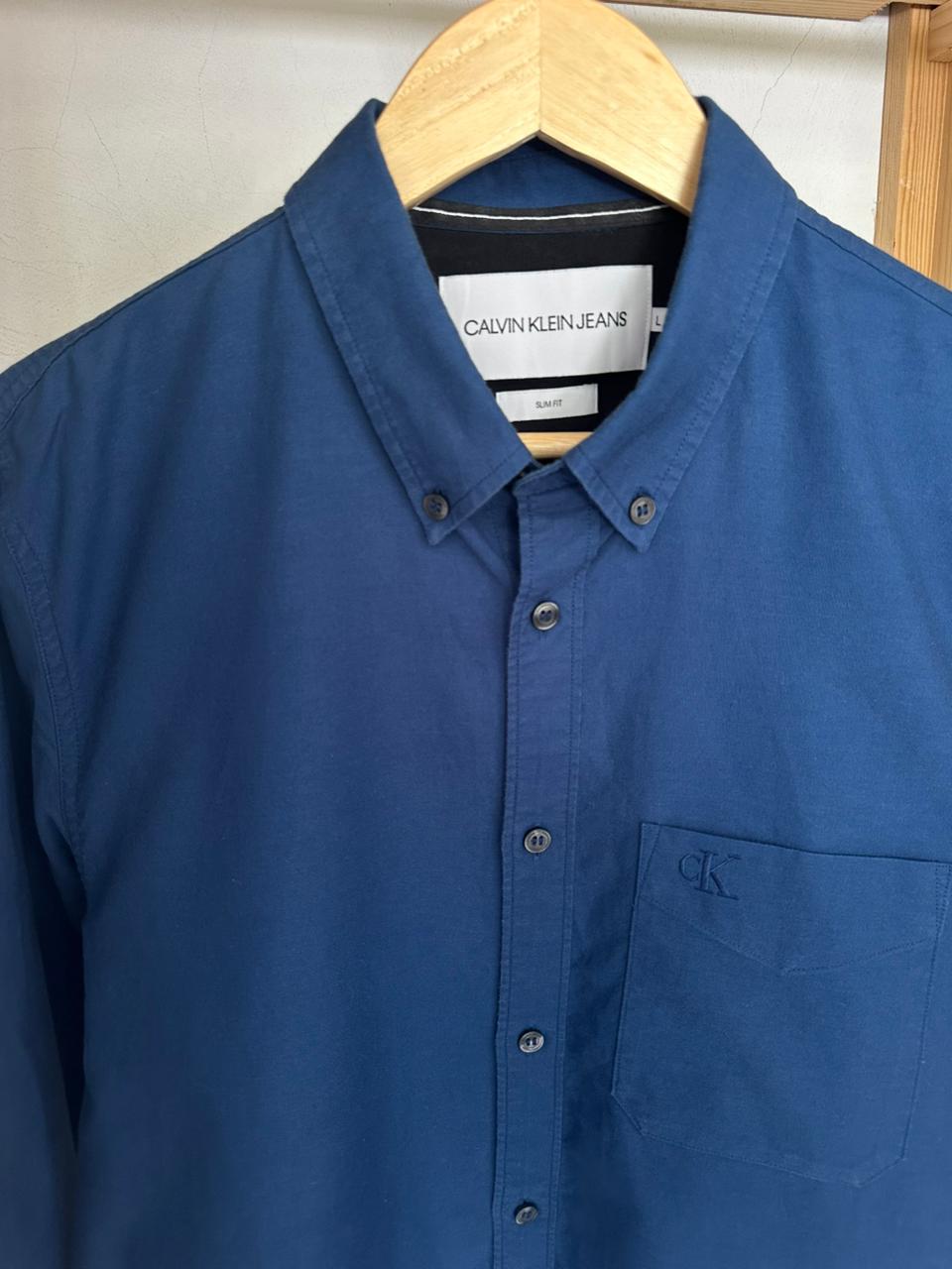 Chemise CALVIN KLEIN Taille L Slim Fit Spot-Chic
