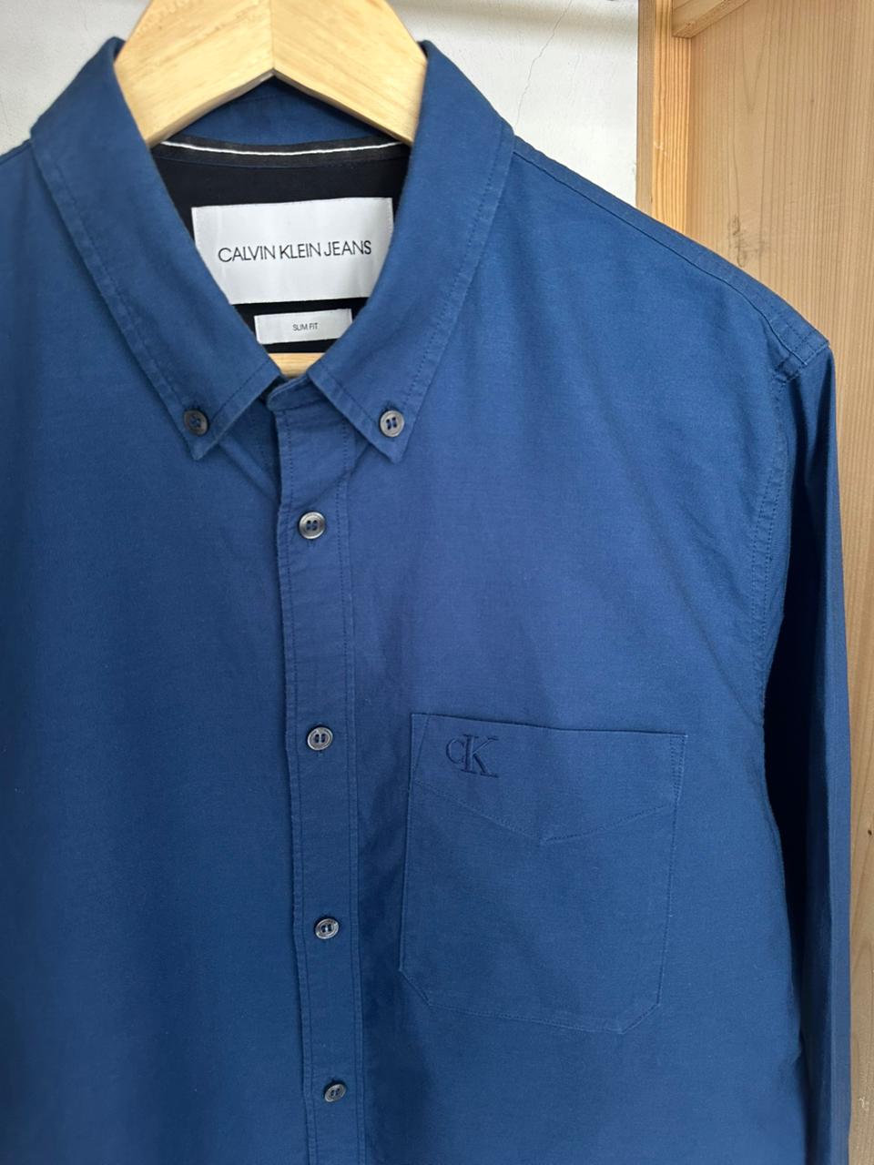 Chemise CALVIN KLEIN Taille L Slim Fit Spot-Chic