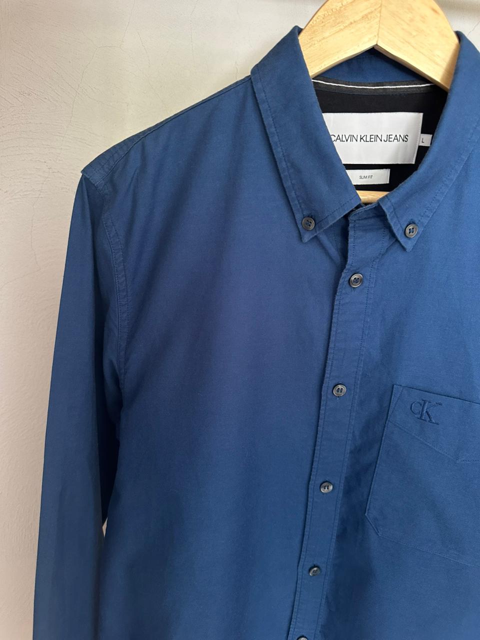 Chemise CALVIN KLEIN Taille L Slim Fit Spot-Chic