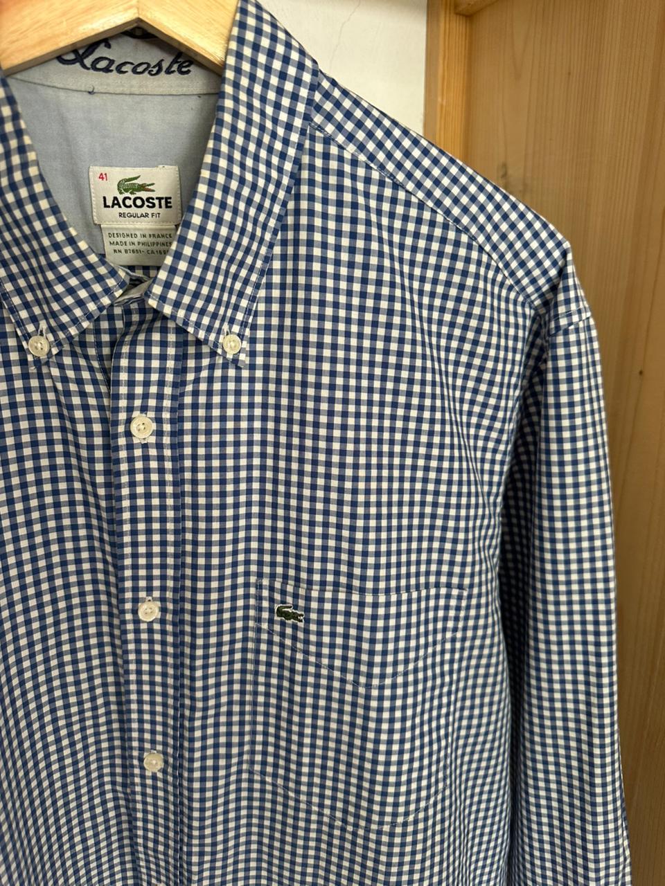 Chemise LACOSTE Taille L Spot-Chic