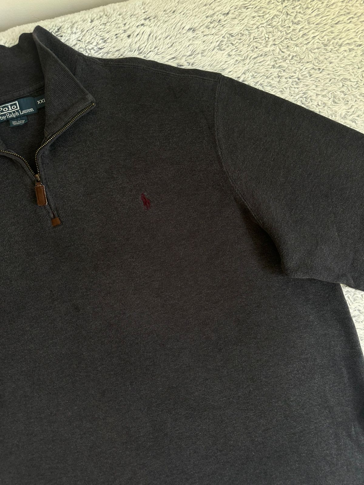 Pull demi zippé RALPH LAUREN Taille XXL Spot-Chic