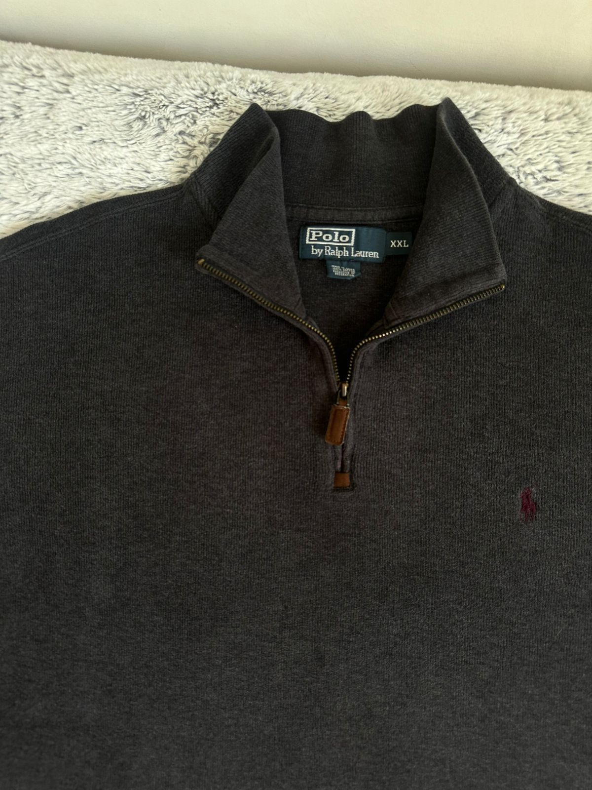Pull demi zippé RALPH LAUREN Taille XXL Spot-Chic