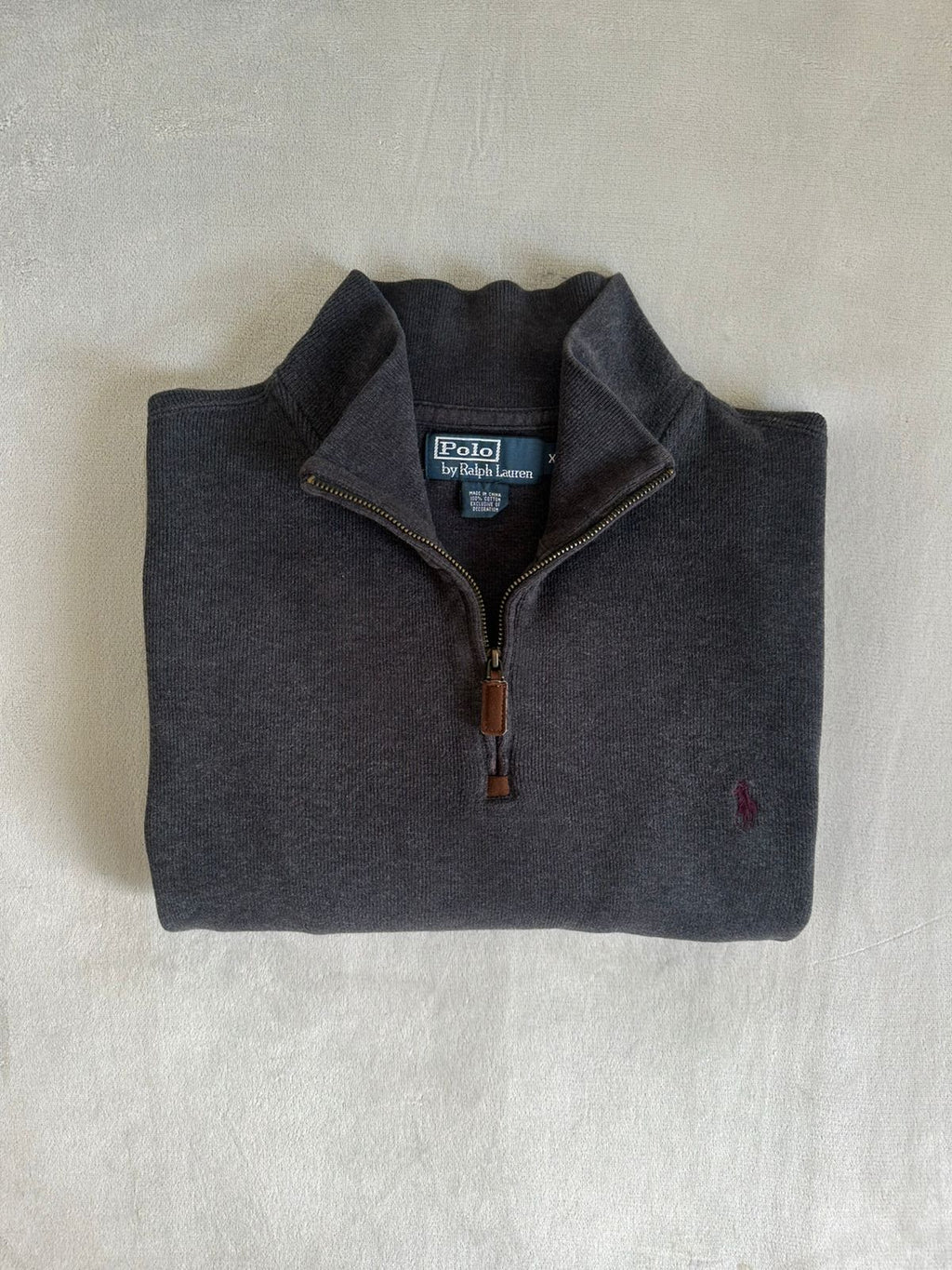 Pull demi zippé RALPH LAUREN Taille XXL Spot-Chic