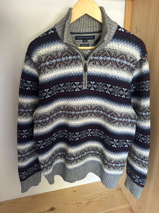 Pull demi zippé TOMMY HILFIGER Taille XL Spot-Chic