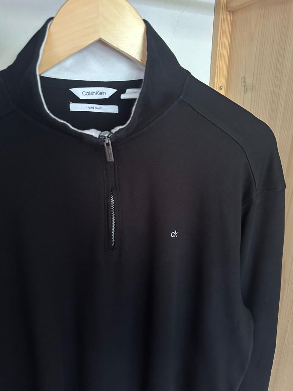 Pull demi zippé CALVIN KLEIN Taille L/G Spot-Chic