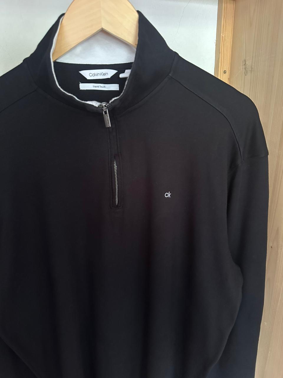Pull demi zippé CALVIN KLEIN Taille L/G Spot-Chic