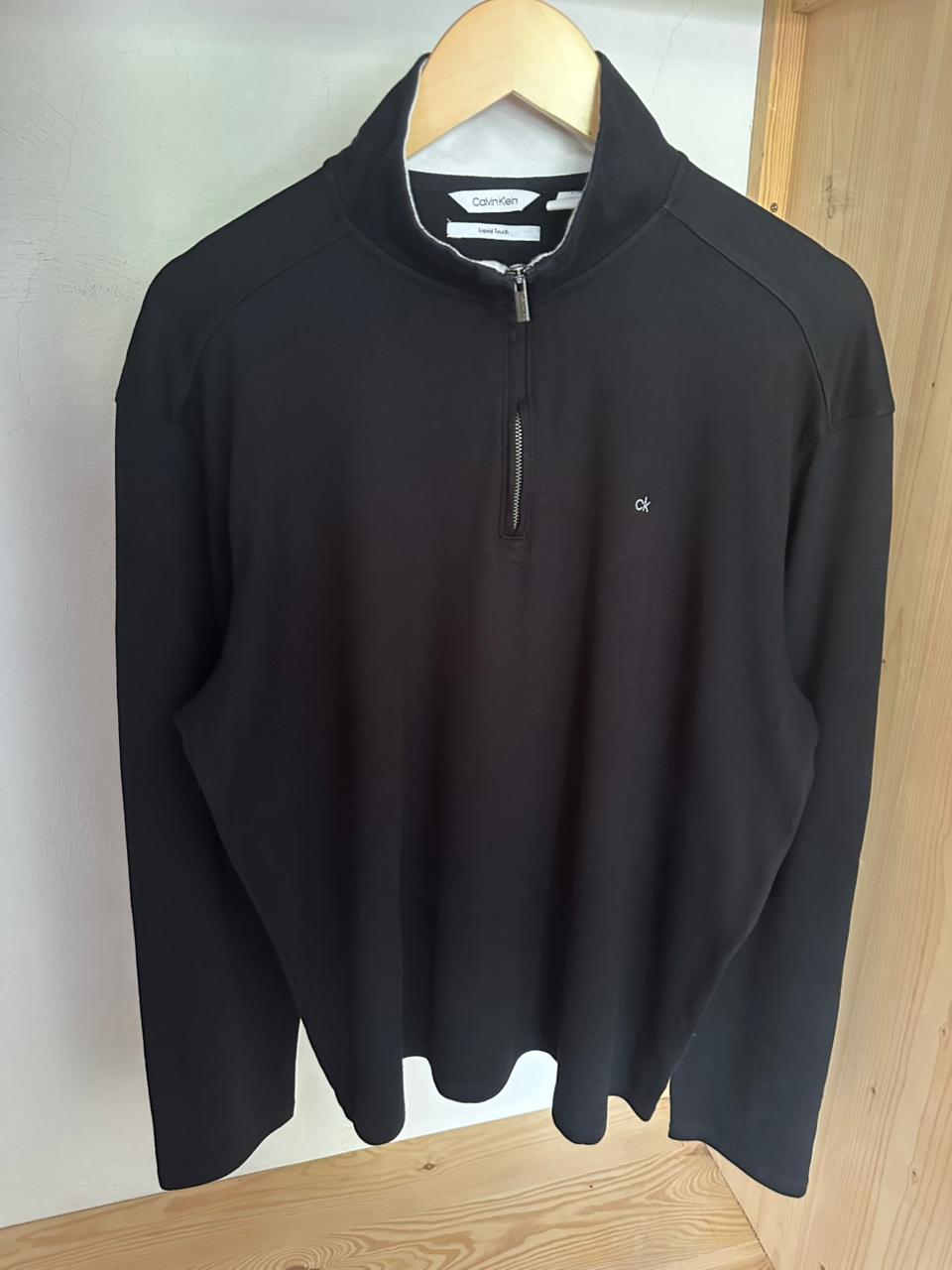 Pull demi zippé CALVIN KLEIN Taille L/G Spot-Chic