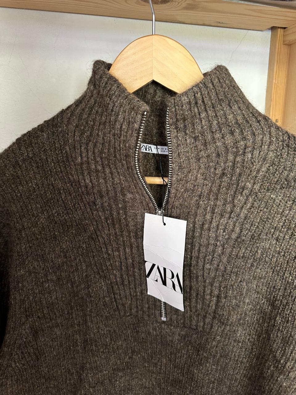 Pull demi zippé ZARA Taille M Spot-Chic