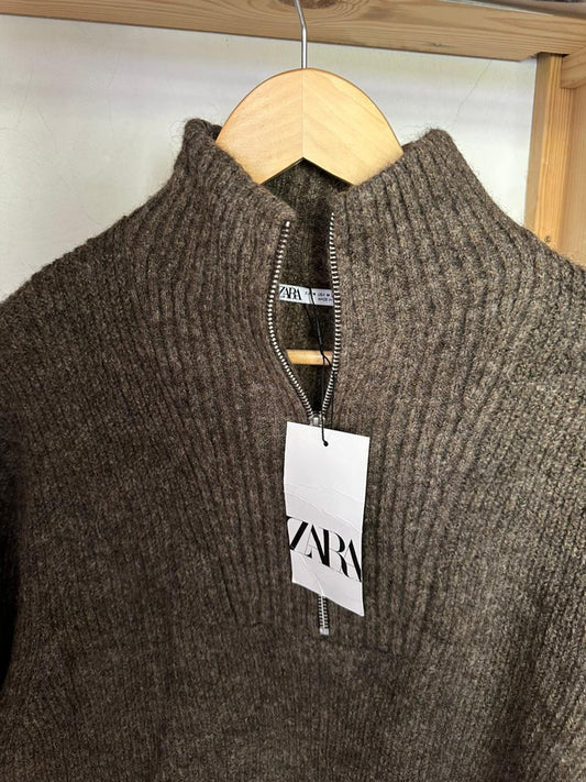 Pull demi zippé ZARA Taille M Spot-Chic