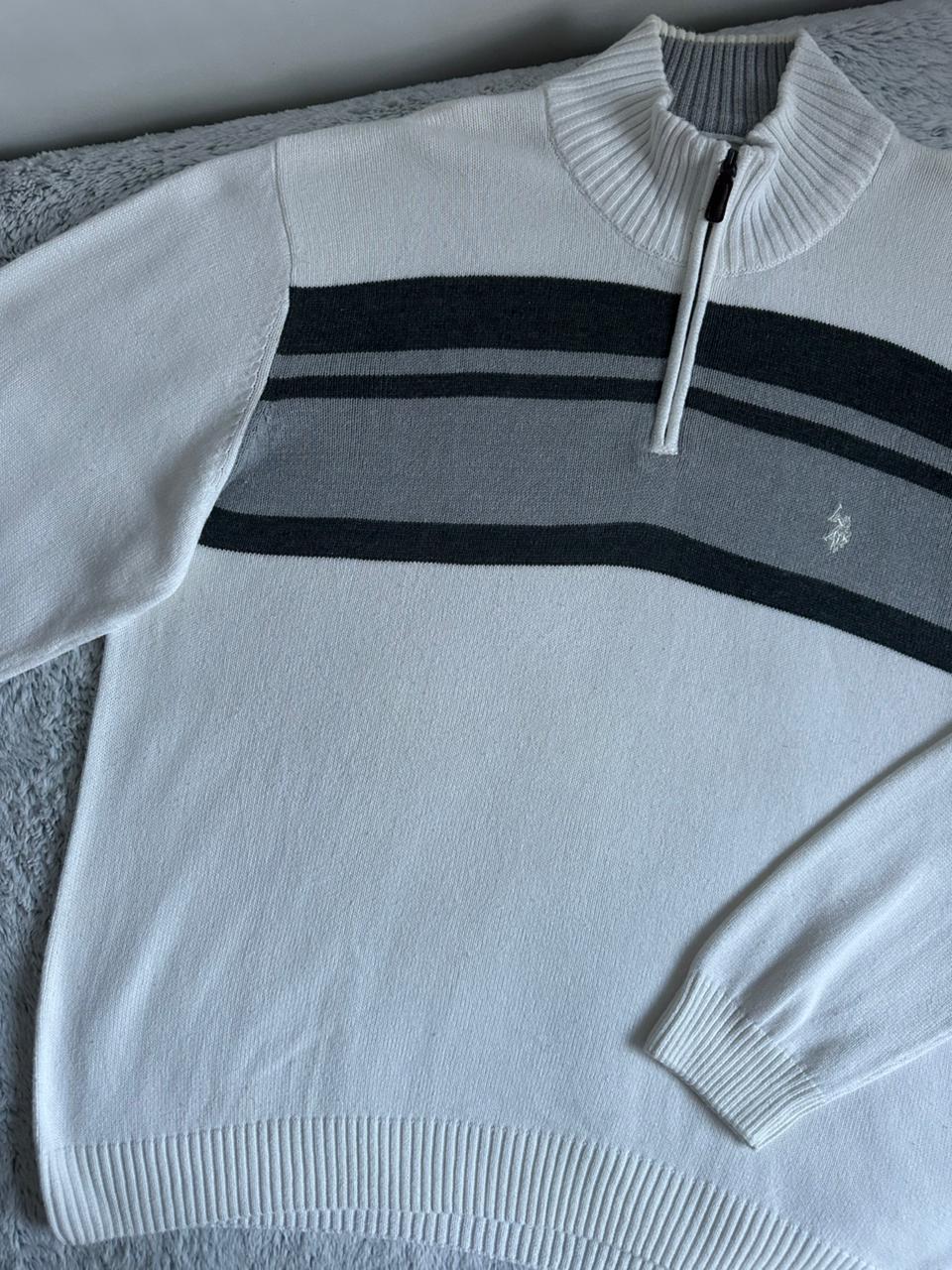Pull demi zippé US POLO ASSN Taille XXL Spot-Chic