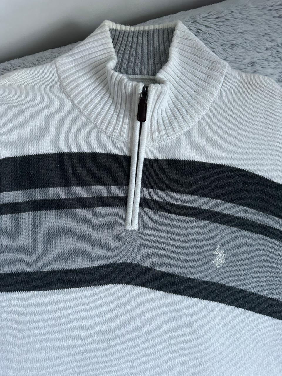 Pull demi zippé US POLO ASSN Taille XXL Spot-Chic