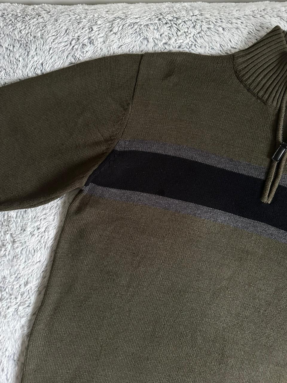 Pull demi zippé US POLO ASSN Taille L Spot-Chic