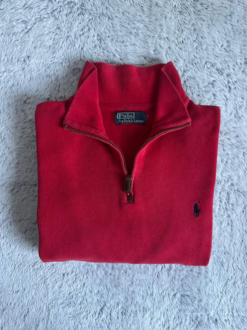 Pull demi zippé RALPH LAUREN Taille XL Spot-Chic
