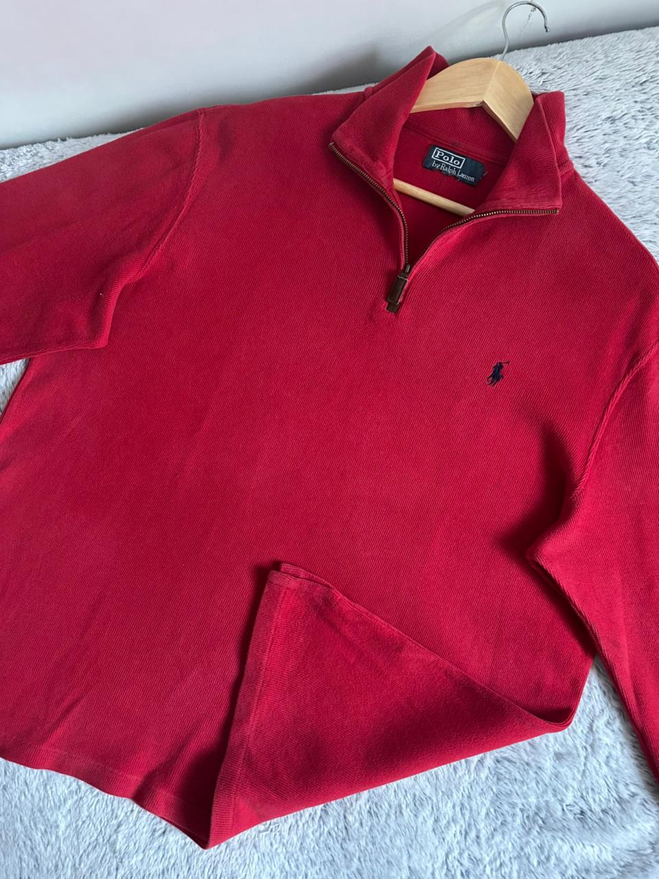 Pull demi zippé RALPH LAUREN Taille XL Spot-Chic