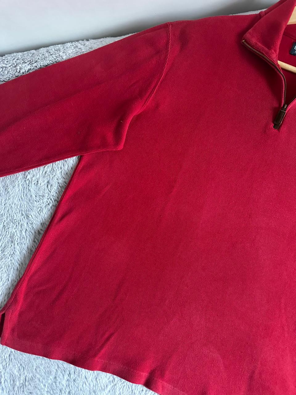 Pull demi zippé RALPH LAUREN Taille XL Spot-Chic