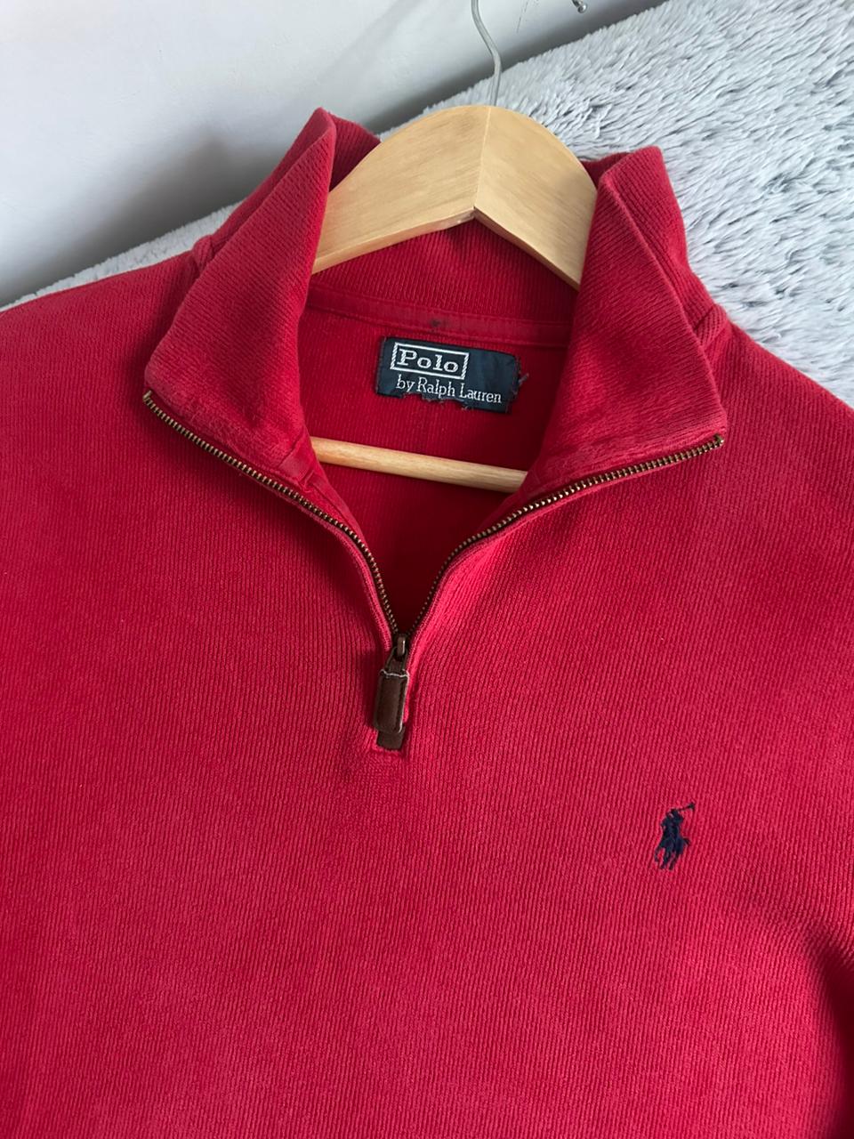 Pull demi zippé RALPH LAUREN Taille XL Spot-Chic