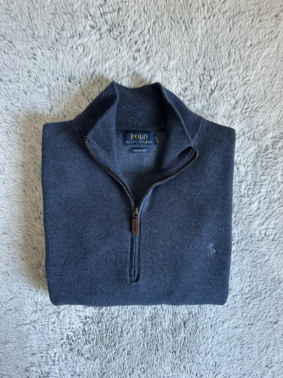 Pull demi zippé RALPH LAUREN Taille L Spot-Chic