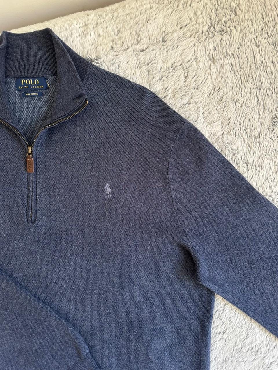 Pull demi zippé RALPH LAUREN Taille L Spot-Chic