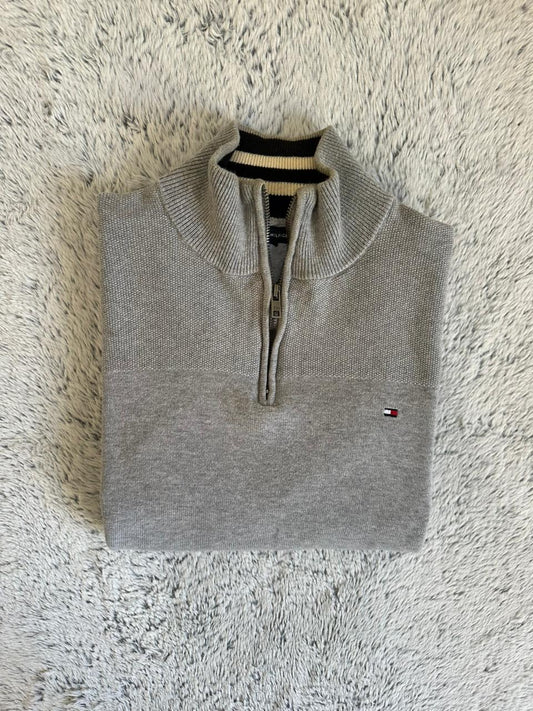 Pull demi zippé TOMMY HILFIGER Taille M Spot-Chic