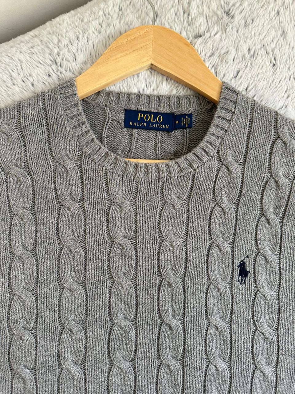 Pull torsadé RALPH LAUREN Taille M Spot-Chic